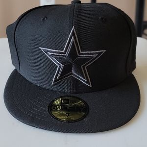 New Era 59Fifty Black Dallas Cowboy fitted cap